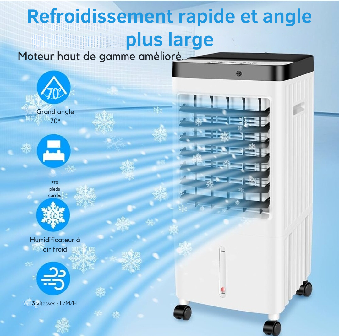 Climatiseur à Air portable :pour Chambres à Coucher, Maisons, Bureaux, Salles D'étude, Etc.