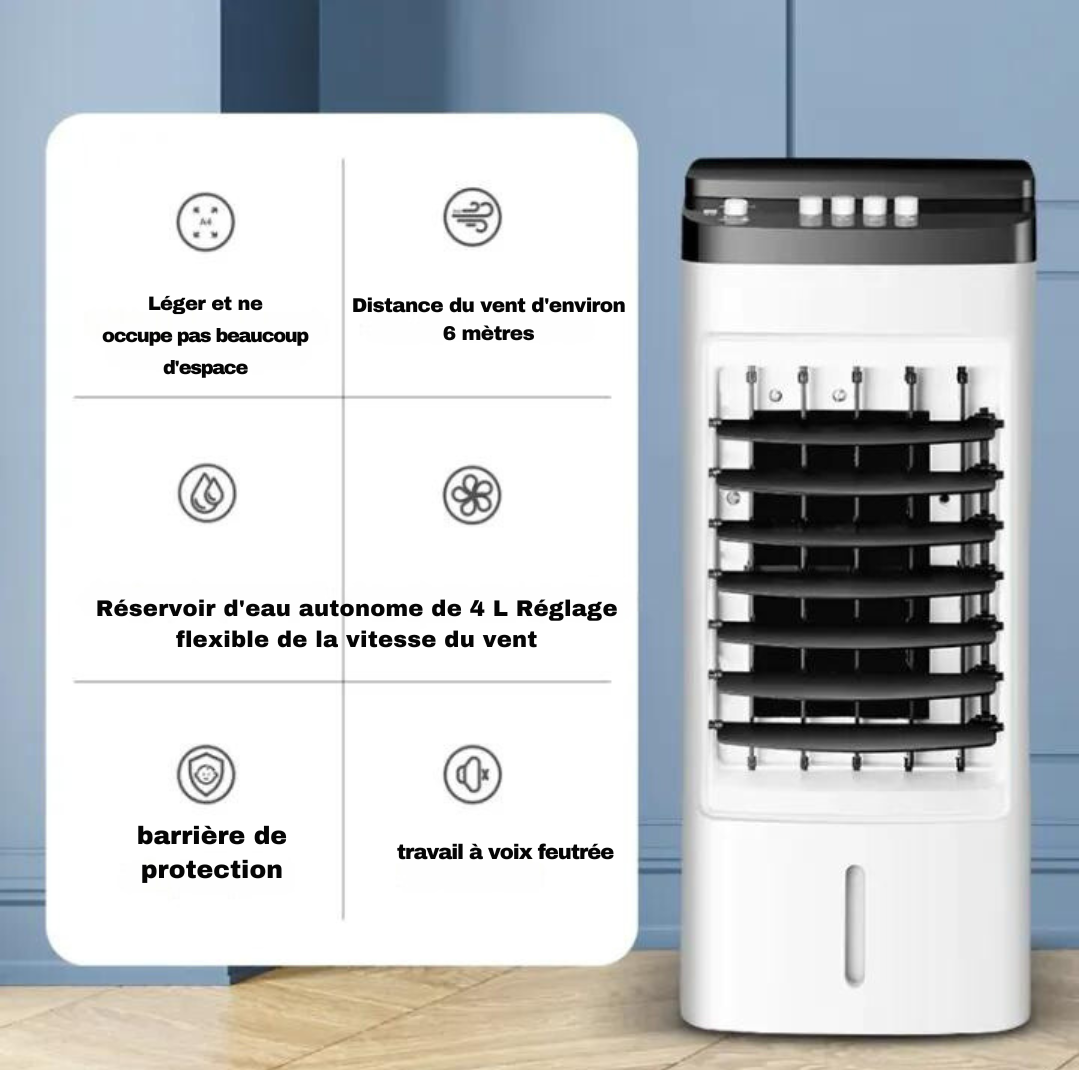 Climatiseur à Air portable :pour Chambres à Coucher, Maisons, Bureaux, Salles D'étude, Etc.