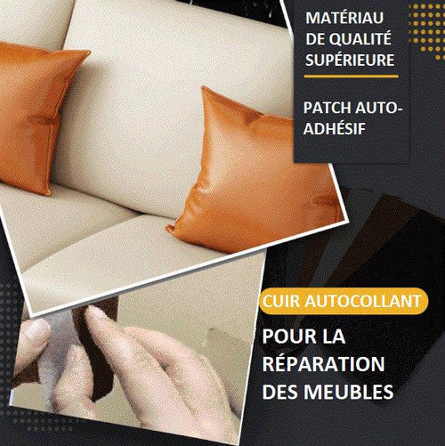 Cuir Autocollant Pour Réparation Canapé et Voiture