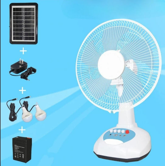 Ventilateur solaire rechargeable:Dormez Confortablement, Économisez l'Énergie!